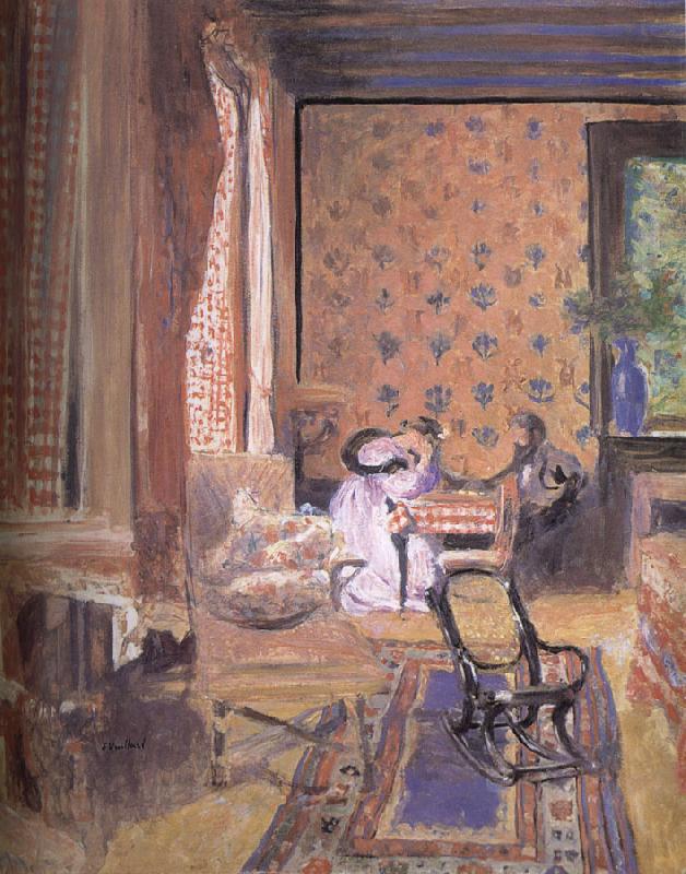 Edouard Vuillard Draughts game oil painting picture